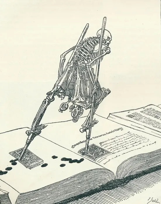 Framed Print : The Modern Dance of Death, c1895. Artist: Joseph Kaspar Sattler Framed Print : The Modern Dance of Death, c1895. Artist: Joseph Kaspar Sattler