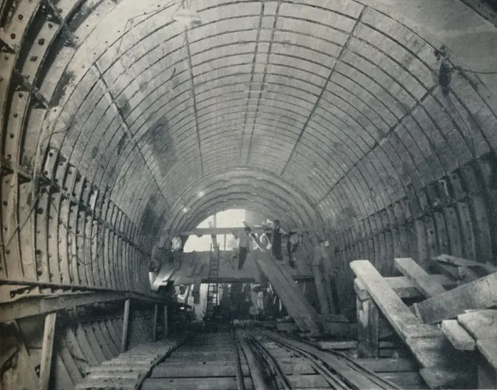 Framed Print : Modern Emulation of Piranesi: No. 3 escalator tunnel at Piccadilly Circus Station, 1929 Framed Print : Modern Emulation of Piranesi: No. 3 escalator tunnel at Piccadilly Circus Station, 1929