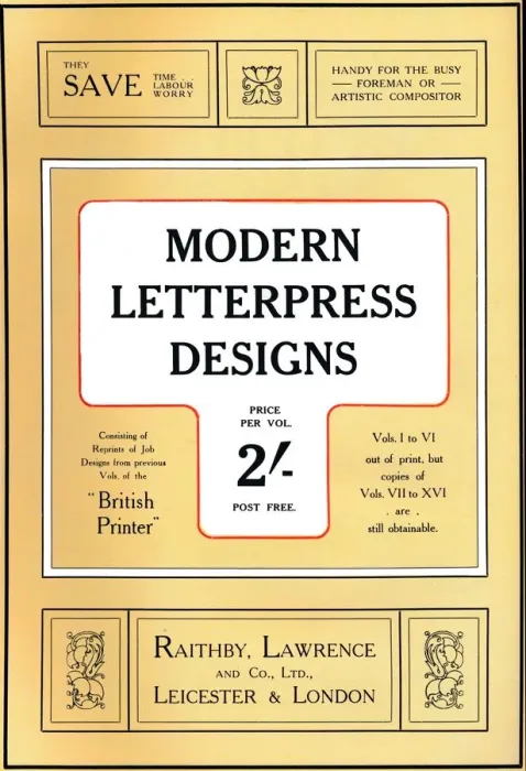 Framed Print : Modern Letterpress Designs - Prize Design, 1909. Creator: Unknown Framed Print : Modern Letterpress Designs - Prize Design, 1909. Creator: Unknown