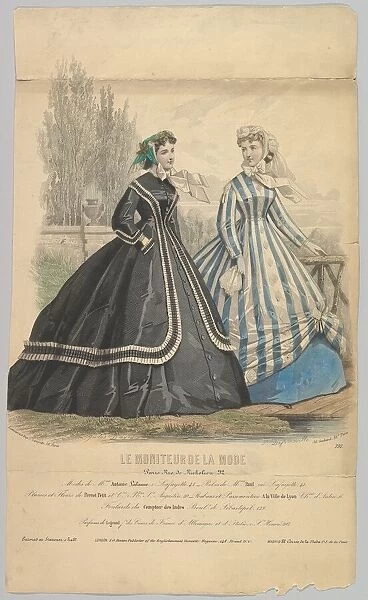 Modes de Mme. Antonie Lalanne, No. 791, from Le Moniteur de la Mode, 1848