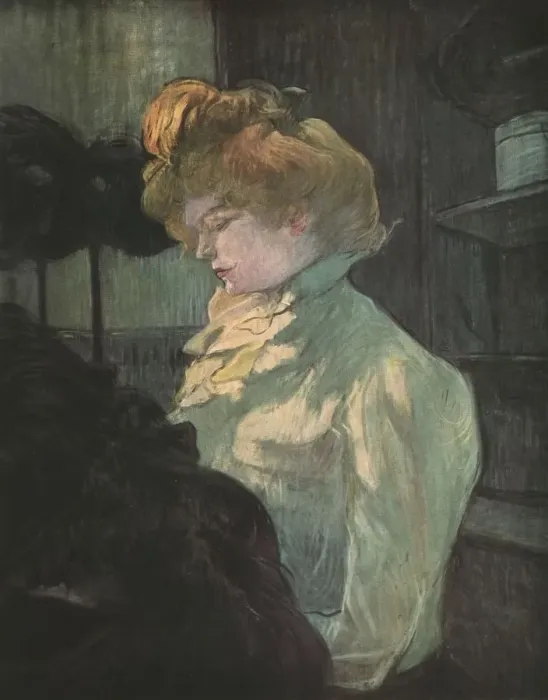 Framed Print : The Modiste, 1900, (1952). Creator: Henri de Toulouse-Lautrec Framed Print : The Modiste, 1900, (1952). Creator: Henri de Toulouse-Lautrec