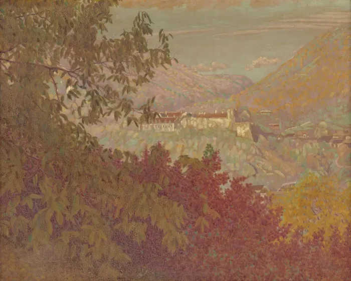 Framed Print : Modry Kamen Castle, c. 1925. Creator: Zabota, Ivan (1877-1939)