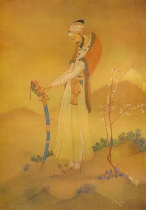 Framed Print : The Mogul Emperor Alamgir, 20th century (1932). Artist: Sarada Charan Ukil Framed Print : The Mogul Emperor Alamgir, 20th century (1932). Artist: Sarada Charan Ukil
