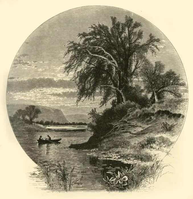 Framed Print : The Mohawk River, 1874. Creator: Unknown Framed Print : The Mohawk River, 1874. Creator: Unknown