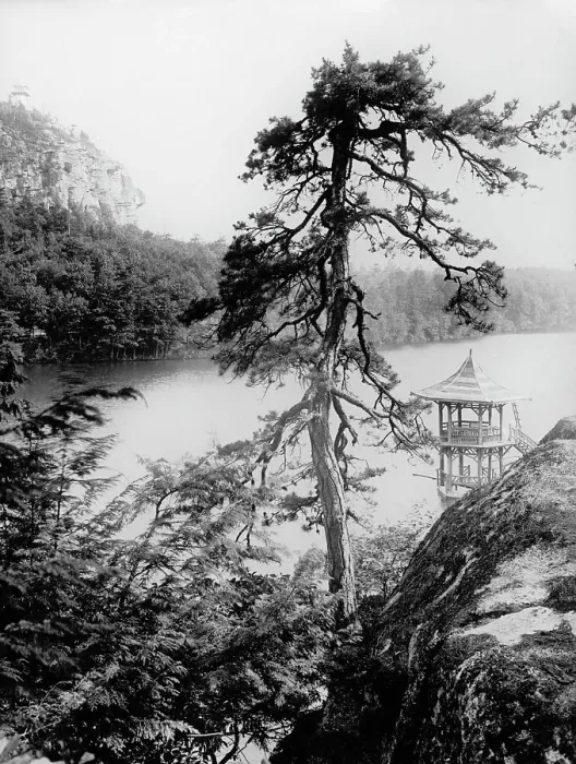 Framed Print : Mohonk Mountain House, Lake Mohonk, N.Y. between 1905 and 1915. Creator: Unknown Framed Print : Mohonk Mountain House, Lake Mohonk, N.Y. between 1905 and 1915. Creator: Unknown