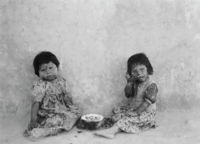 Framed Print : Moki melon eaters, c1900. Creator: Edward Sheriff Curtis Framed Print : Moki melon eaters, c1900. Creator: Edward Sheriff Curtis