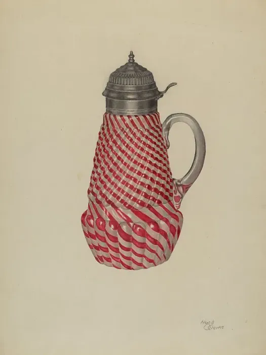 Framed Print : Molasses or Syrup Mug, c. 1938. Creator: Hugh Clarke Framed Print : Molasses or Syrup Mug, c. 1938. Creator: Hugh Clarke