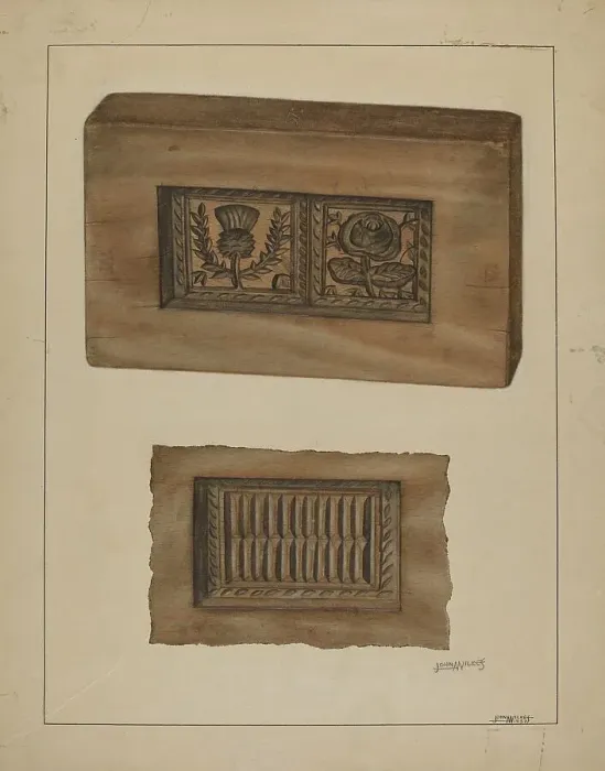 Framed Print : Mold, 1937. Creator: John Wilkes Framed Print : Mold, 1937. Creator: John Wilkes