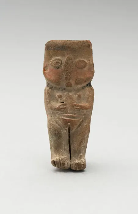Framed Print : Mold-Made Female Figurine, c. A. D. 100 / 600. Creator: Unknown Framed Print : Mold-Made Female Figurine, c. A. D. 100 / 600. Creator: Unknown
