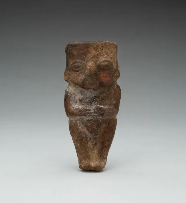 Framed Print : Mold-Made Female Figurine, c. A. D. 100 / 600. Creator: Unknown Framed Print : Mold-Made Female Figurine, c. A. D. 100 / 600. Creator: Unknown