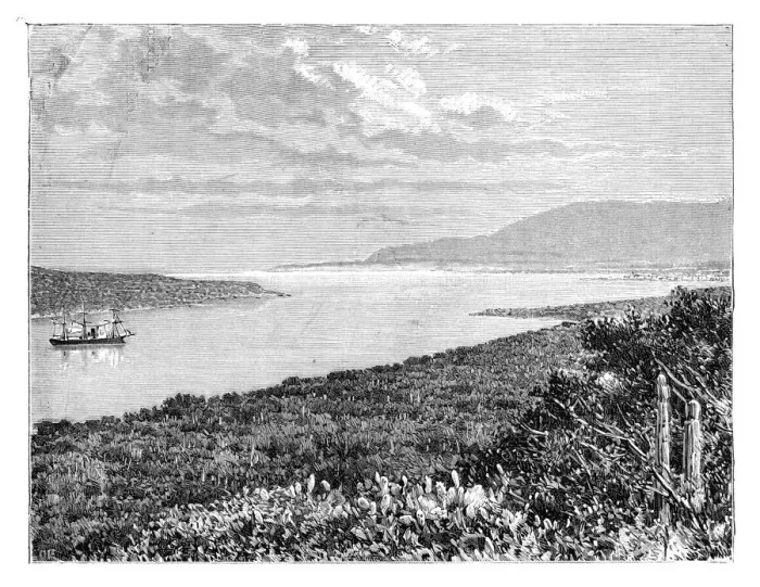 Framed Print : The Mole St Nicolas Peninsula, Haiti, c1890 Framed Print : The Mole St Nicolas Peninsula, Haiti, c1890