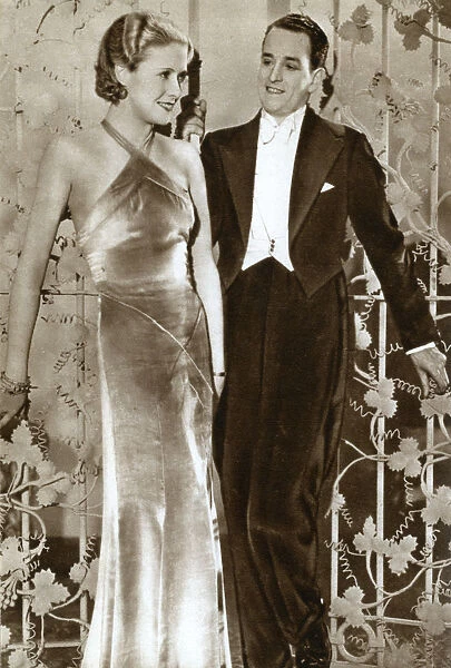 Molly Lamont and Gene Gerrard, actors, 1933