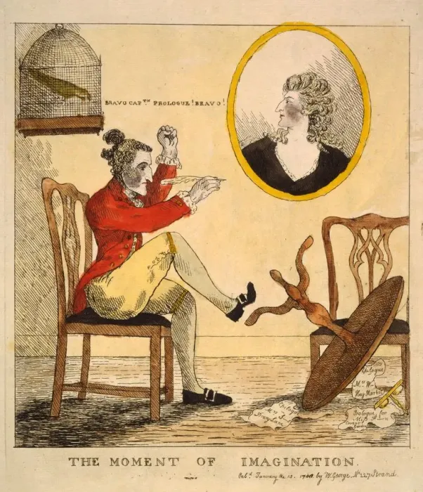 Framed Print : The Moment of Imagination, 1785 Framed Print : The Moment of Imagination, 1785