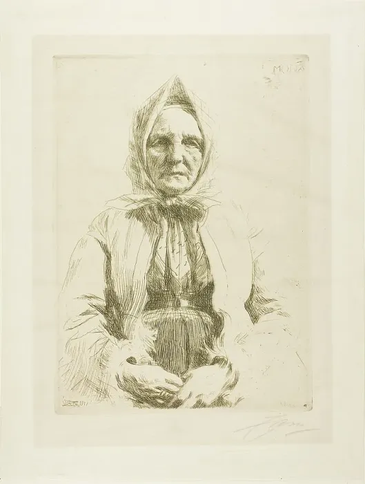 Framed Print : Mona, 1911. Creator: Anders Leonard Zorn Framed Print : Mona, 1911. Creator: Anders Leonard Zorn