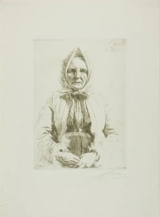 Framed Print : Mona, 1911. Creator: Anders Leonard Zorn Framed Print : Mona, 1911. Creator: Anders Leonard Zorn