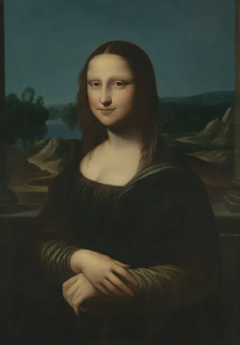 Framed Print : Mona Lisa, probably last half of 17th century. Creator: Unknown Framed Print : Mona Lisa, probably last half of 17th century. Creator: Unknown