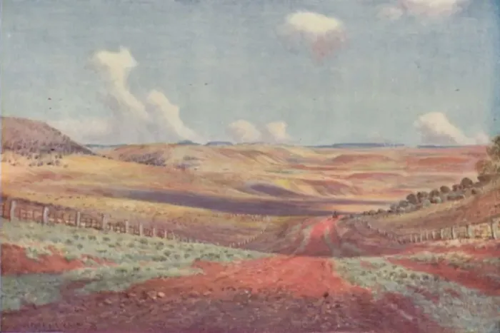 Framed Print : The Monaro Plains, 1923. Creator: Unknown Framed Print : The Monaro Plains, 1923. Creator: Unknown