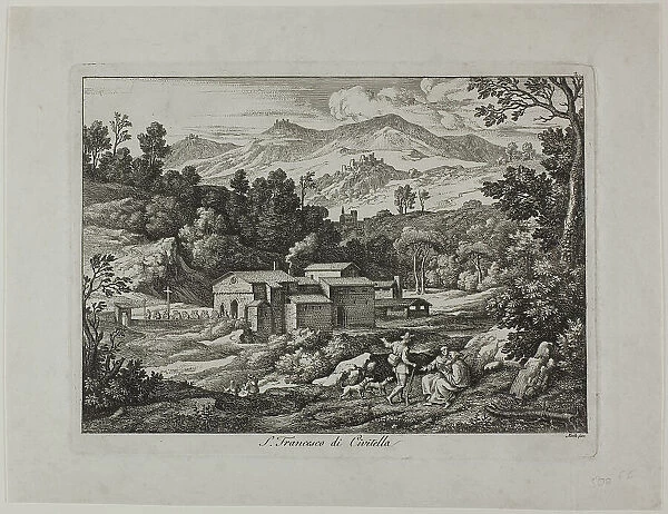 Monastery of San Francesco di Civitella in the Sabine Mountains, 1810. Creator: Joseph Anton Koch
