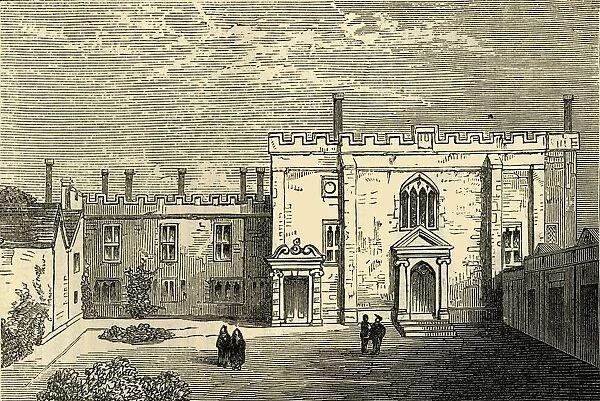 The Monastery of St. John of Jerusalem, Clerkenwell - The Chapel from the South, (c1872)