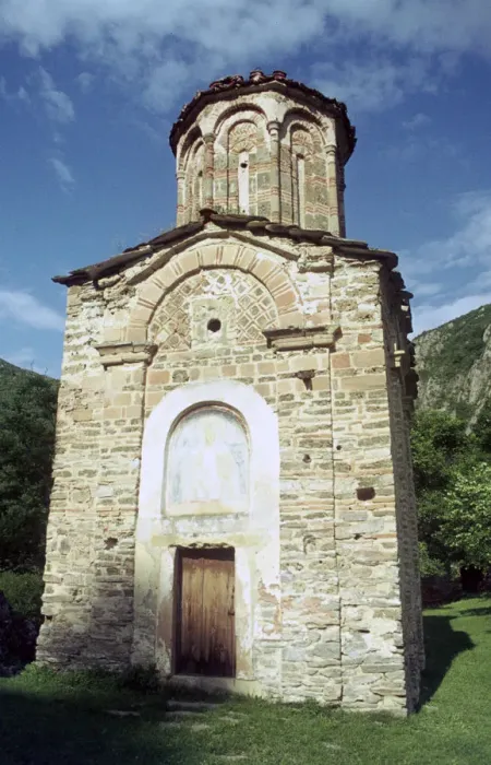 Framed Print : Monastery of St Nicholas, Matka Canyon, Macedonia