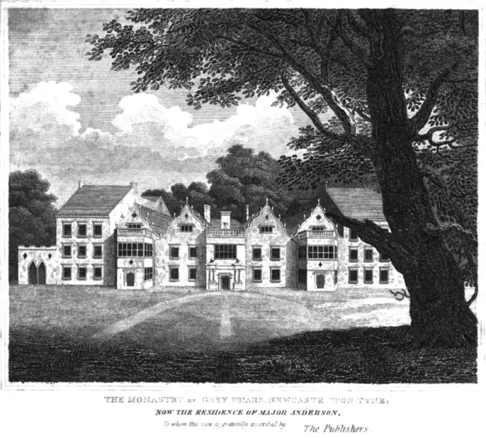 Framed Print : The Monastry of Grey Friars, Newcastle Upon Tyne, c1860. Artist: Thomas Dick Framed Print : The Monastry of Grey Friars, Newcastle Upon Tyne, c1860. Artist: Thomas Dick