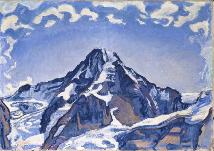 Framed Print : The Monch with clouds, 1911 Framed Print : The Monch with clouds, 1911