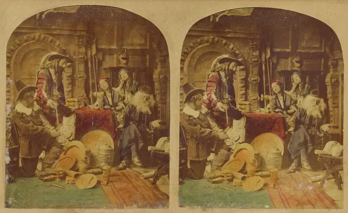 Framed Print : The Money Lender, about 1860. Creators: London Stereoscopic & Photographic Co, Joseph John Elliott Framed Print : The Money Lender, about 1860. Creators: London Stereoscopic & Photographic Co, Joseph John Elliott