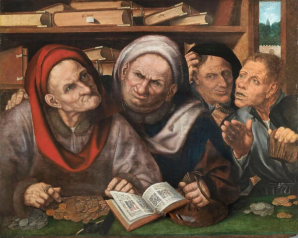 The moneylenders, c.1520. Creator: Massys, Quentin