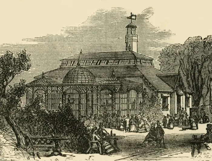 Framed Print : The Monkey-House, c1876. Creator: Unknown Framed Print : The Monkey-House, c1876. Creator: Unknown