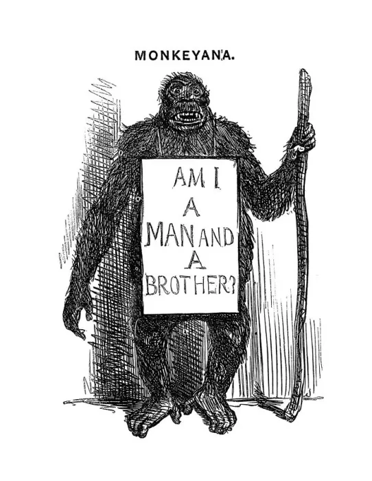 Framed Print : Monkeyana: Am I a Man and a Brother?, 1861 Framed Print : Monkeyana: Am I a Man and a Brother?, 1861