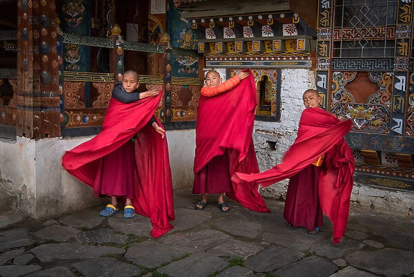 Monks Getting Dressed. Creator: Dorte Verner