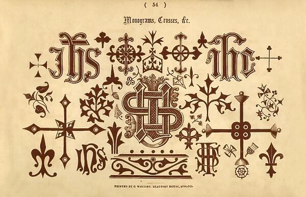 Monograms, Crosses, &c. 1862