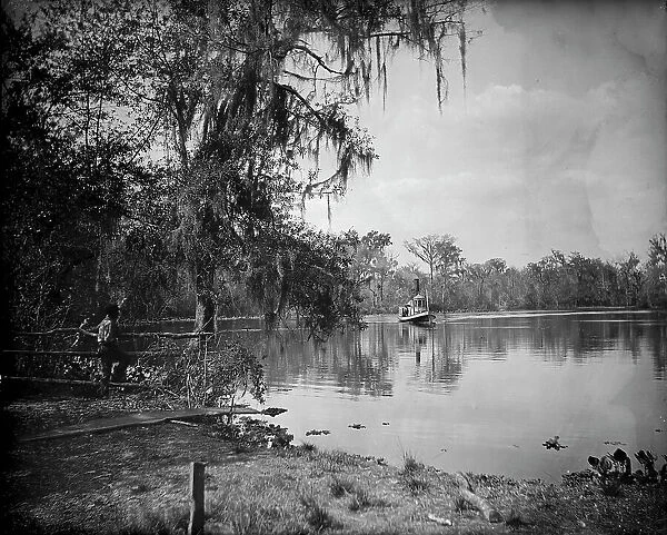 Monroe Landing, Rice Creek, between 1880 and 1897. Creator: William H. Jackson