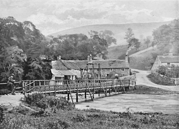 Framed Print : Monsal Dale, c1894. Artist: Richar Keene Framed Print : Monsal Dale, c1894. Artist: Richar Keene