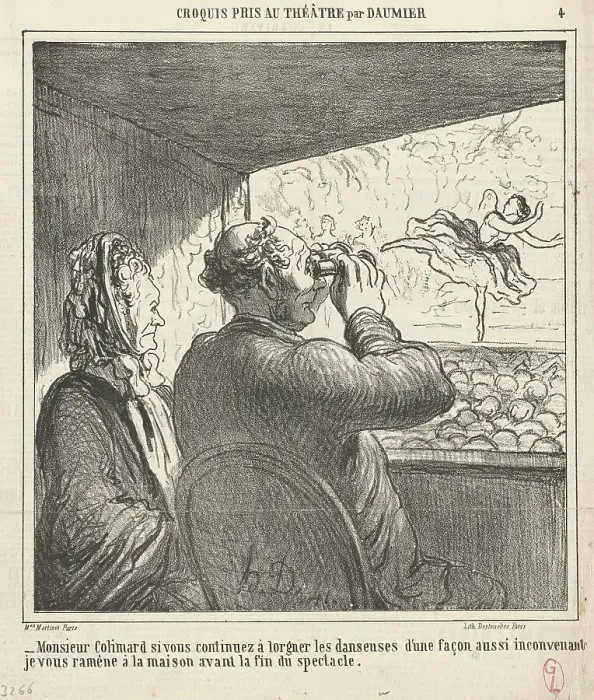 Framed Print : Monsieur Colimard si vous continuez... 19th century. Creator: Honore Daumier Framed Print : Monsieur Colimard si vous continuez... 19th century. Creator: Honore Daumier