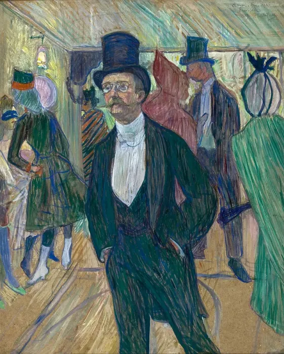 Framed Print : Monsieur Fourcade, 1889. Creator: Toulouse-Lautrec, Henri, de (1864-1901) Framed Print : Monsieur Fourcade, 1889. Creator: Toulouse-Lautrec, Henri, de (1864-1901)