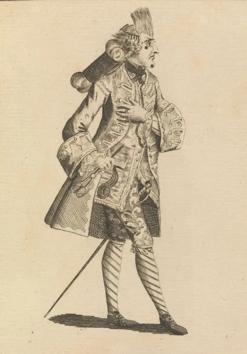Framed Print : Monsieur Le Frizeur, May 21, 1771. Creator: Attributed to Henry William Bunbury Framed Print : Monsieur Le Frizeur, May 21, 1771. Creator: Attributed to Henry William Bunbury