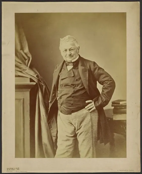 Framed Print : Monsieur Thiers, about 1860. Creator: Andre-Adolphe-Eugene Disderi