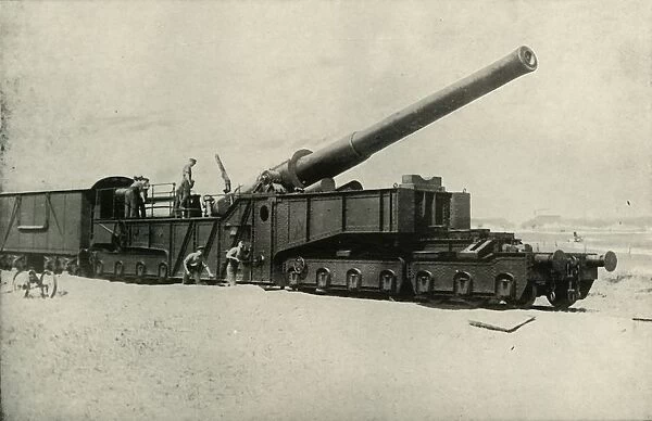 One of the Monster British Guns, (1919). Creator: Unknown