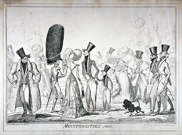 Monstrosities of 1821, 1835. Artist