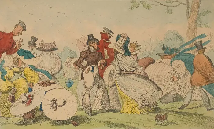 Framed Print : Monstrosities of 1825 & 6. Creator: Cruikshank, George (1792-1878) Framed Print : Monstrosities of 1825 & 6. Creator: Cruikshank, George (1792-1878)