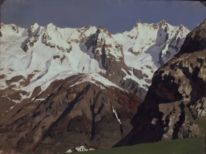 Framed Print : The Mont Blanc mountains, 1897. Artist: Levitan, Isaak Ilyich (1860-1900) Framed Print : The Mont Blanc mountains, 1897. Artist: Levitan, Isaak Ilyich (1860-1900)