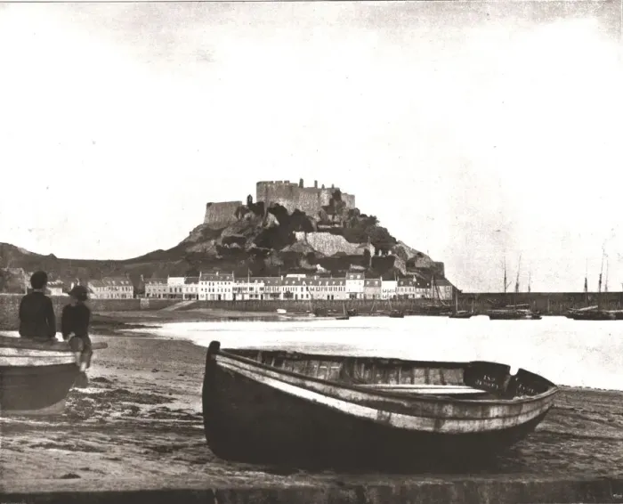 Framed Print : Mont Orgueil Castle, Jersey, 1894. Creator: Unknown Framed Print : Mont Orgueil Castle, Jersey, 1894. Creator: Unknown