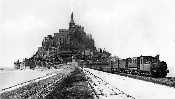 Mont-Saint-Michel, 20th Century. Artist: A L Hermine