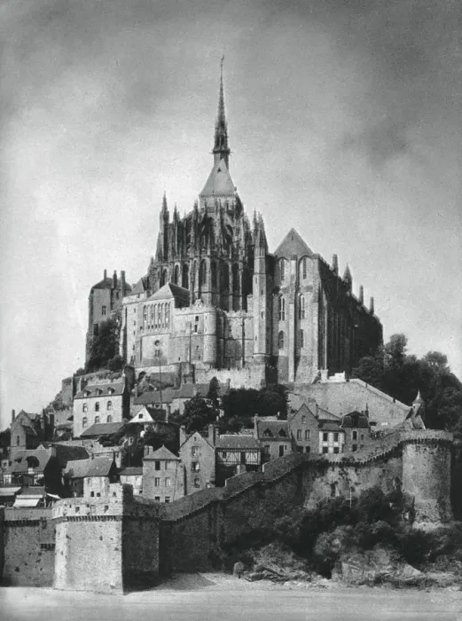 Framed Print : Mont Saint-Michel, Normandy, France, 1937. Artist: Martin Hurlimann Framed Print : Mont Saint-Michel, Normandy, France, 1937. Artist: Martin Hurlimann
