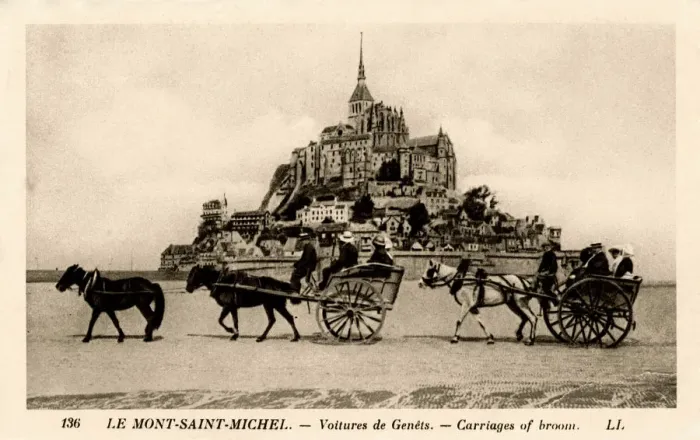 Framed Print : Mont-Saint-Michel, Normandy, France, early 20th century Framed Print : Mont-Saint-Michel, Normandy, France, early 20th century