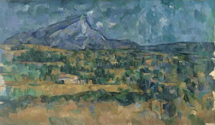 Framed Print : Mont Sainte-Victoire, ca. 1902-6. Creator: Paul Cezanne Framed Print : Mont Sainte-Victoire, ca. 1902-6. Creator: Paul Cezanne