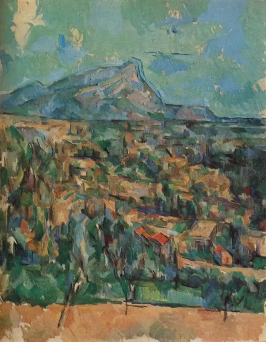 Framed Print : Mont Ste. Victoire, c1880s, (1946). Creator: Paul Cezanne Framed Print : Mont Ste. Victoire, c1880s, (1946). Creator: Paul Cezanne