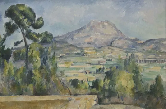 Framed Print : Montagne Sainte-Victoire, c. 1890. Artist: Cezanne, Paul (1839-1906) Framed Print : Montagne Sainte-Victoire, c. 1890. Artist: Cezanne, Paul (1839-1906)