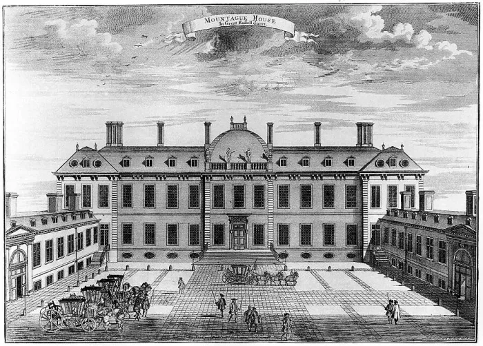 Framed Print : Montagu House, Bloomsbury, 18th century, (1908) Framed Print : Montagu House, Bloomsbury, 18th century, (1908)